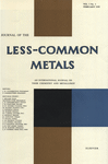Go to journal home page - Journal of the Less Common Metals
